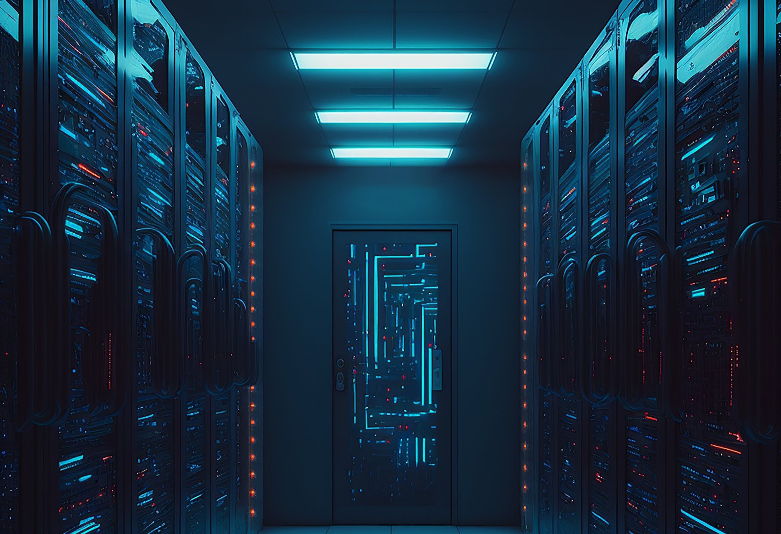 Image d'une salle de serveur